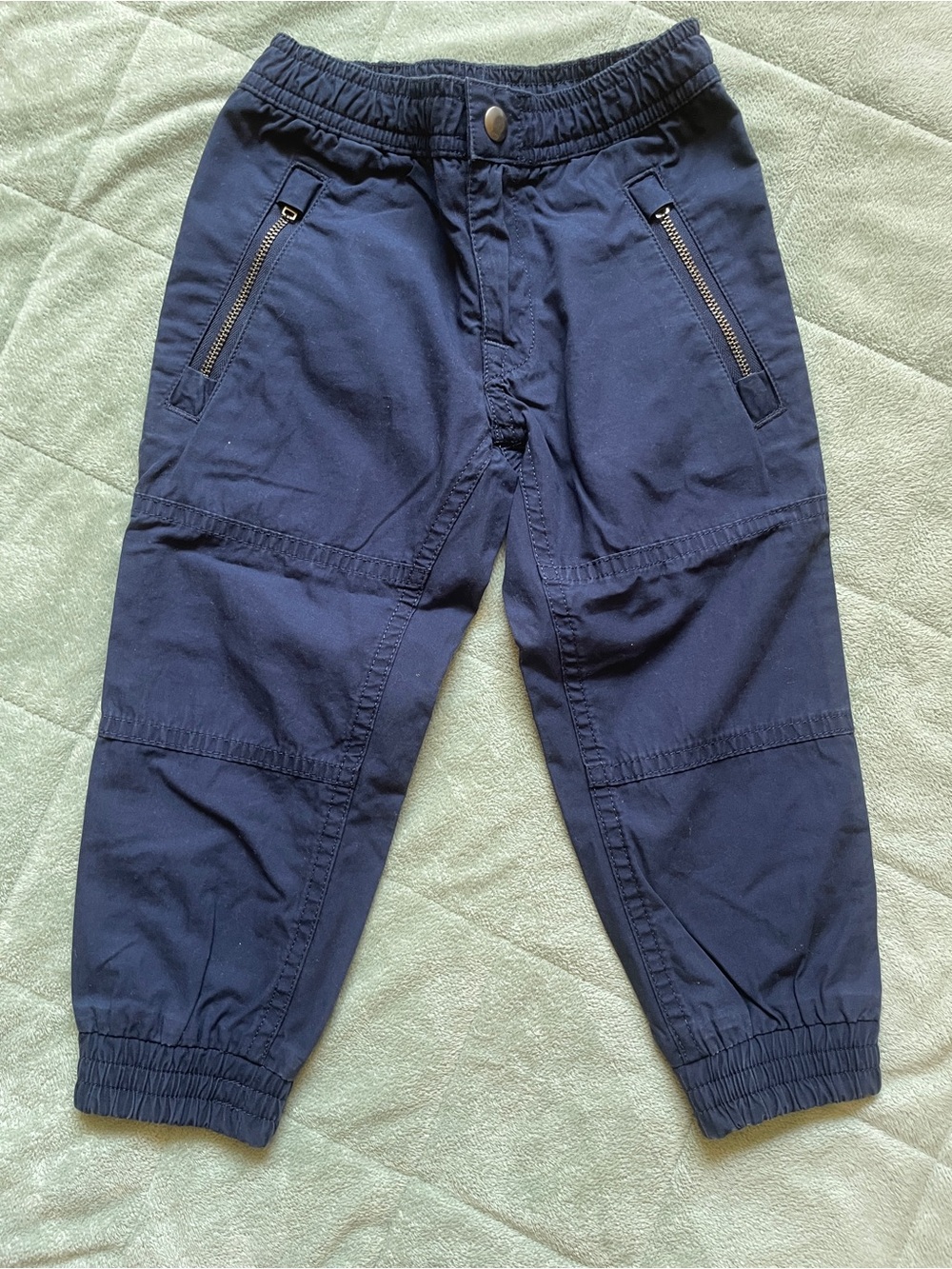 Polo by Ralph Lauren Navy Elastic-Waist Cargo Pants
